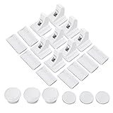 CYCLETRACK　磁気赤ちゃん安全ロック キャビネットロック 引き出しロック ベビーガード ドア磁気ロックシステム 乳幼児の事故防止用 子育て応援アイテム 地震対策 盗難防止 (ロック8つ、鍵3つ