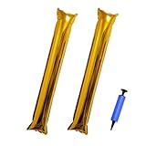 Motto Collection 50本 スティックバルーン 応援グッズ バルーンスティック 鳴り物 スティック バルーン 風船 棒 応援棒 応援バルーン (ゴールド)