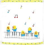 シンジカトウ トーンステップ ゲストタオル 小鳥の歌 SKGT139-03