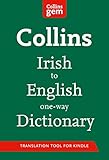 Collins Gem Irish to English (One Way) Dictionary (Collins Gem)