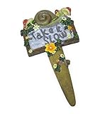 外国風 カントリー テイストが かわいい ウェルカム ガーデンピック 23cm 4種類 (キノコとかたつむり)