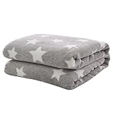 Yuena Care ブランケット 赤ちゃん ベビータオルケット 毛布 お昼寝 タオルケット 掛け布団 肩掛け ひざ掛 子供 キッズ用 通気性 保温性 出産祝い グレー