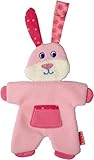 HABA Fleecy Fluffy Pacifier Animal, Pink by HABA [並行輸入品]