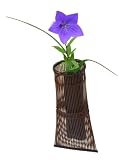 竹製・掛花籠「櫛目鉈籠」