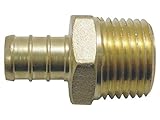 Conbraco Adapter Pex 1/2In Brs Male10Pk APXMA121210PK [並行輸入品]