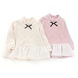 dolcina(ドルチーナ) ツイストネックプルオーバー (80～140cm) キムラタンの子供服 (33304x33504-164) オフホワイト 100