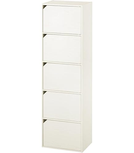 白井産業 収納棚 ラック ストッカー ホワイト FUL-1845 5D WH kamishima-living_ful-1845-5d