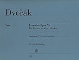 ドヴォルザーク: 伝説 Op.59/原典版/Eggerking編/Groethuysen運指/ヘンレ社/ピアノ連弾 (1台ピアノ4手)