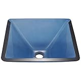 MR Direct 603 Aqua Coloured Glass Vessel Sink by MR Direct