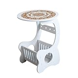 BEYONDA ベッドテーブル サイドテーブル ノートパソコンスタンド 収納棚 付きDHTXYZB-M