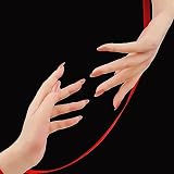 KUMIHO 手 模型 ハンドモデル シリコン手 女性の手 アップグレード デッサン手 手フェチ マネキン ネイル 絵画モデル ハンドトルソー 爪付き 骨格付き ジュエリー ディスプレイ 自然感 多用途 ほっそりした手 左手 ピンクレイル-新
