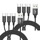 [幕末] 充電ケーブル タイプC 3本 Type C USB Type-C USB-C ナイロン編み ケーブル 3in1 3台 同時 高耐久性 断線防止 1.2m データ伝送 iPhone 16/15/iPad/MacBook Pro、Galaxy S24、iPad、Xperia、Galaxy、Pixelなど 超耐久映像出力不可 (2set:コンセント側:USB-A)