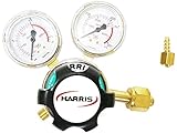 HARRIS Single Stage with Couple Gauges O2 Regulator Oxygen 25GX-10-OX