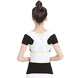 男性と女性のための姿勢補正超薄通気性鐘補正ゾーン,L