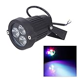 Lixada 9W AC85-265V 3LEDs 芝生ライト　スポットライト ステーク付き IP65　屋外、庭、池、公園