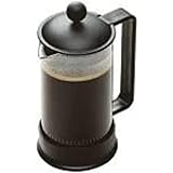 Bodum BRAZIL Coffee Maker, French Press Coffee Maker, Black, 12 Ounce (3 Cup), Black ;