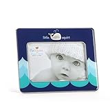 DEMDACO Little Squirt Whale Photo Frame, 4"x6" by Nat and Jules [並行輸入品]