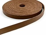 ソゾミ株式会社「テ09」5m/1巻合皮テープ持ち手テープ合皮ストラップ平コード幅9mm厚み1.5mm幅9mm5m/巻,26ブラウン