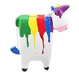 クリエイティブキュートマルチカラー牛革セラミック貯金箱ホームデコレーションOrnaments