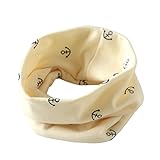 Tonsee ベビー ソフト マフラー 秋冬 ネックウォーマー 防寒 可愛い スカーフ 赤ちゃん用 (ベージュ)