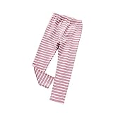 Tovadoo 子供服 ベビー服 男の子 女の子 ズボン レギンス 秋冬 縞模様 ベーシック 兄弟揃い 姉妹揃い 部屋着 保育園 パジャマ プレゼント 2-6歳
