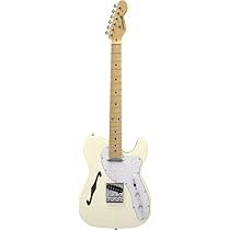 ユ*ゴ様 ホワイト セミホロウボディ エレキギター NTE100MAHT/01 WB エレキギター ホワイトブロンド セミホロウ
