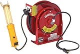 Fluorescent Light Cord Reel with Outlet [並行輸入品]