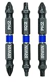 IRWIN Tools 1882354 Impact Performance Series Double-Ended Screwdriver Power Bit with 2 3/8-Inch Len