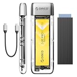 ORICO SSD 外付けケース NVMe対応、工具不要透明USB3.2 Gen2 10Gbps高速転送 M.2 SSD 外付けケース、UASP Trim 対応 SSD M.2 ケース 2230/2242/2260/2280 M-Key/B&M Key（Nvmeのみ）SSD対応-TXM2