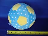My First Plush Soccer Ball with Rattle - Blue by Plush Image