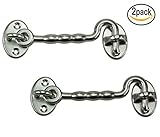 muzataステンレススチールキャビンフックと目ラッチロックShedゲート