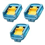 F Fityle 3pcs　USB充電アダプター　Makita 14.4V 18V用　リチウムバッテリー充電器アダプター　青