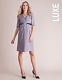 Seraphine セラフィン マタニティワンピース Josephine クレープドレープマタニティワンピース イギリスサイズ18 シルバーバイオレット