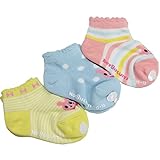 ミキハウスホットビスケッツ(mikihouse hotbiscuits) ローカットソックスパック３足セット 靴下 (17～19ｃｍ, ローカット-ピンク（08）)