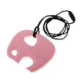 Lovoski シリコーン　歯がため　母乳　ママ授乳ネックレス　母乳ネックレス　歯固め　[FDA認可済] 全３色 - ピンク