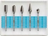TRUSCO(トラスコ) 超硬バーセットBシリーズ 軸3mm 刃径6.4mm 5本セット TB-B064-5S