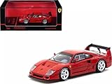ターマックワークス 1/64 フェラーリ F40 LM レッド Tarmac Works F40 LM ミニカー [並行輸入品]