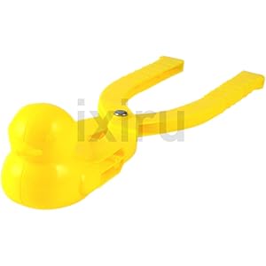 スノーボールメーカー あひる製造機 雪玉製造機 あひる型 レギュラーサイズ 雪玉 雪遊び (イエロー)