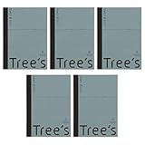 キョクトウ・アソシエイツ ノート Tree`s B5 6mm罫 単色 5冊パック UTR3B05