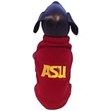 NCAA Arizona State Sun Devils Polar Fleece犬スウェットシャツ、XS