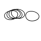 uxcell Ｏリング　シール　　フォークシール　71mm x 3.5mm x 64mm 柔軟な　ゴム 5枚入り