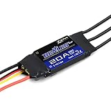 32ビットESC 20A ZTW Beatles G2アンプ 内蔵スイッチングBEC 5.5V/4A 2-4S ブラシレススピードコントローラーRC飛行機ヘリコプター固定翼空用 (20A G2 ESC)