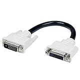 StarTech.com 15cm DVI-Dデュアルリンク デジタルアナログ対応延長ケーブル オス/メス DVIDEXTAA6IN