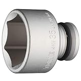 トネ(TONE) インパクト用ソケット 4NV-35 差込角12.7mm(1/2") 二面幅35mm
