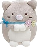 すみっコぐらし 「ねこのきょうだいにであいました」 もっちりぬいぐるみ グレー