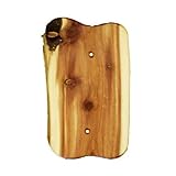 Sierra Lifestyles Rustic Switch Plate, 1 Blank Unfinished, Juniper by Sierra Lifestyles
