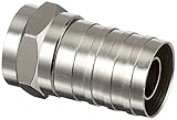 Morris 45062 Type 'F' Coaxial Connector, Crimp On RG6/U Quad Shield (Pack of 10) [並行輸入品]