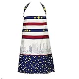 Domybest　授乳ケープ ポンチョ型 エプロン　授乳カバー　サイズ調節可　綿　ホルターネック　ボーダー柄　星　母乳育児サポート 安心 出産準備、ご出産祝で大人気