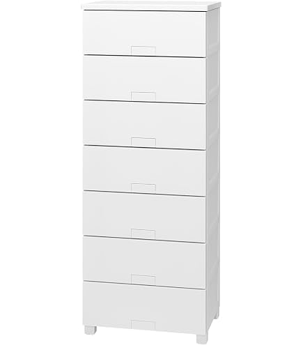 Amazon｜クロシオ シャイン スリムチェスト 7段 幅30.5cm 完成品