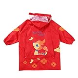 子供レインコートキッズ雨具 男の子と女の子のためのフローラルレインスーツレインジャケット子供のポンチョ子供の防水コート子供レインギアレインウェア